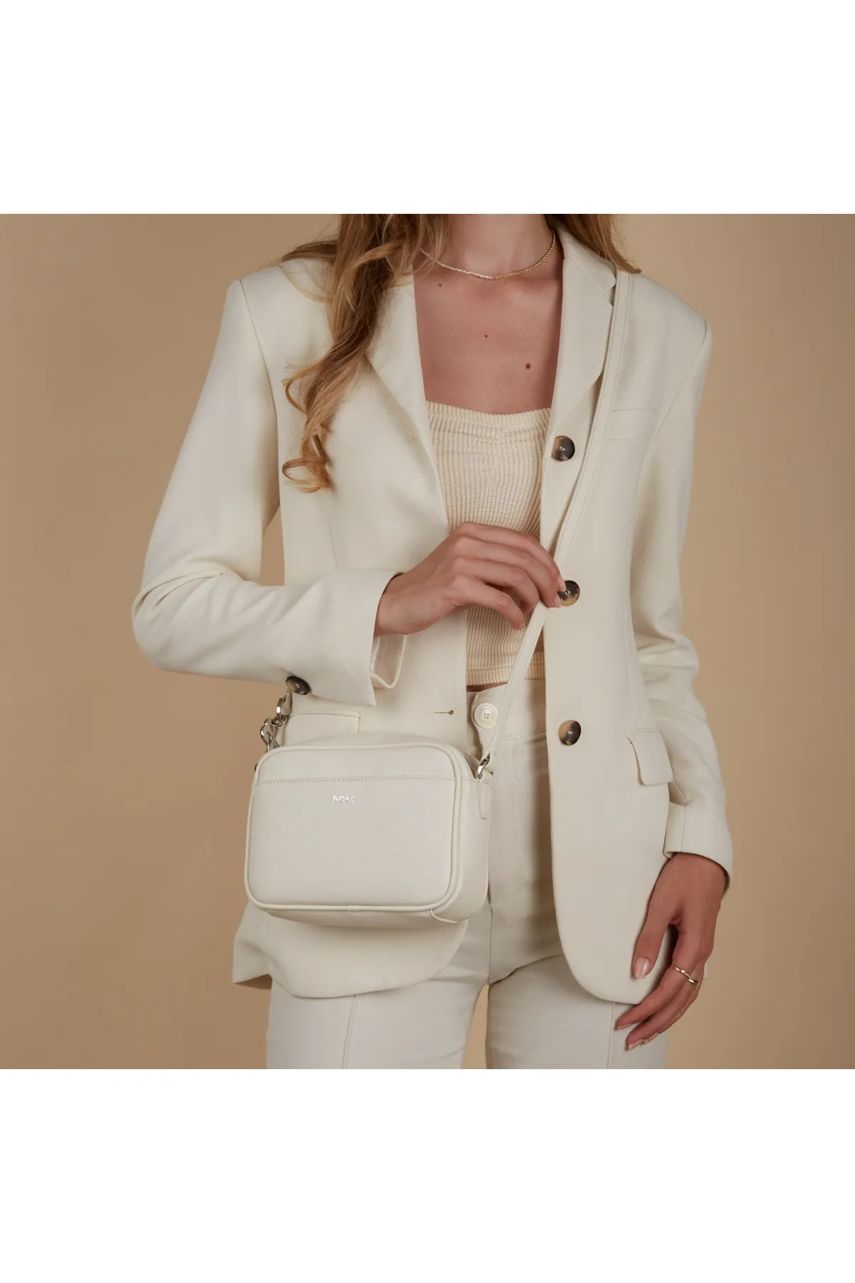 Hugo Boss  Boss Damen Umhängetasche Weiß 50499025-114