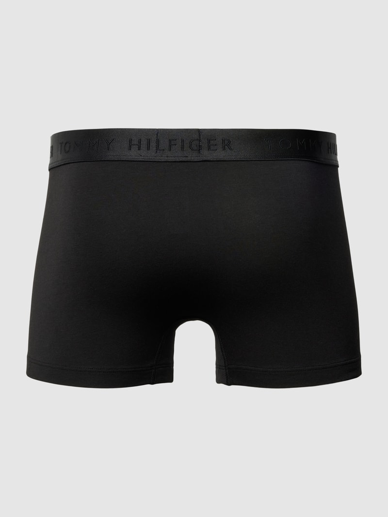 Trunks mit elastischem Logo-Bund im 3er-Pack in schwarz