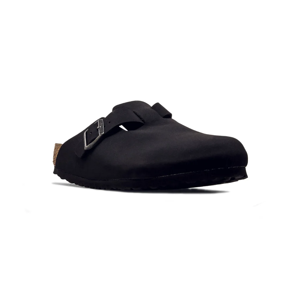 Birkenstock Boston BFBC Earthy Vegan 1020550 / schwarz