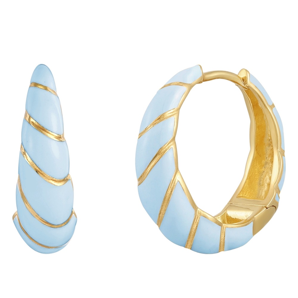 Glanzstücke München Boucles doreilles Argent sterling en Or jaune Boucles d'oreilles