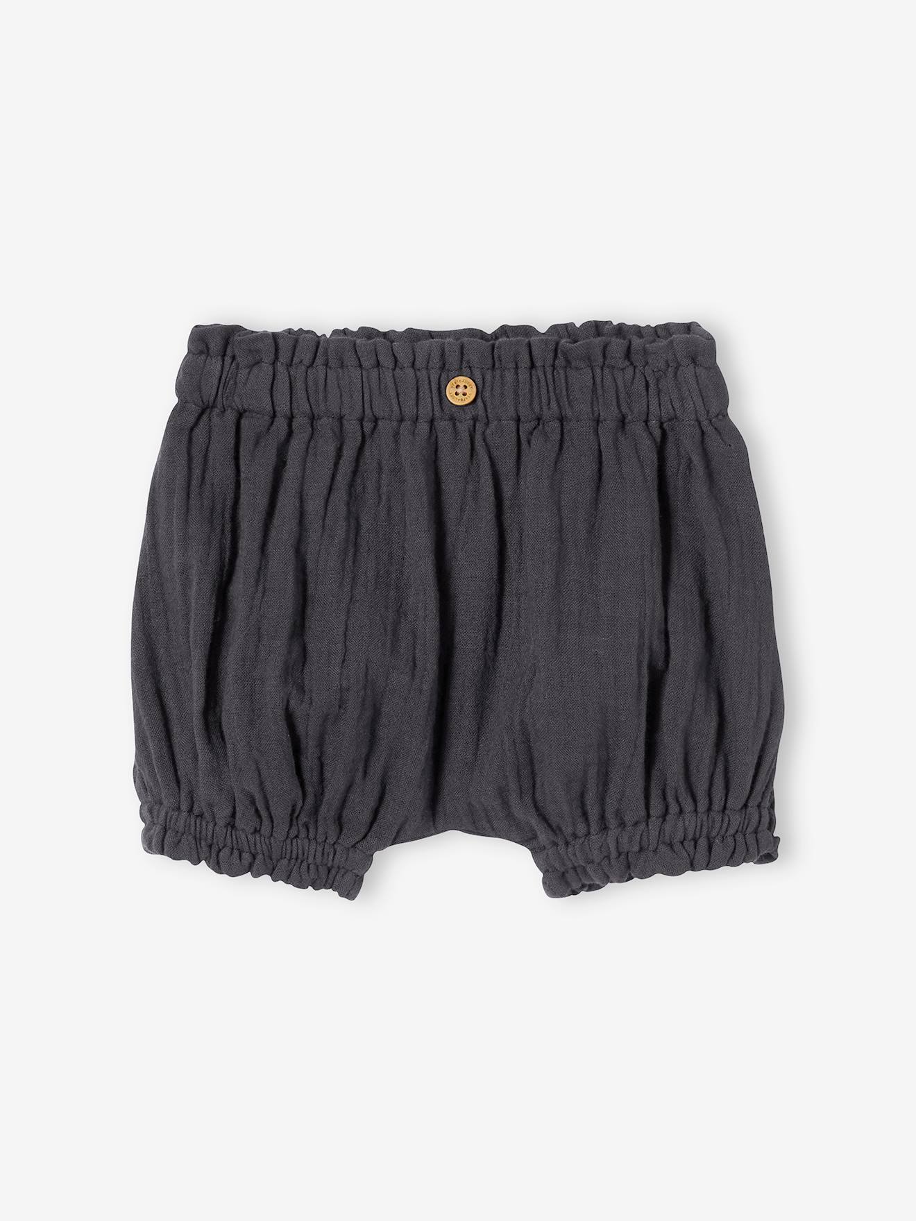 Ensemble 2 pièces bébé blouse et bloomer écru