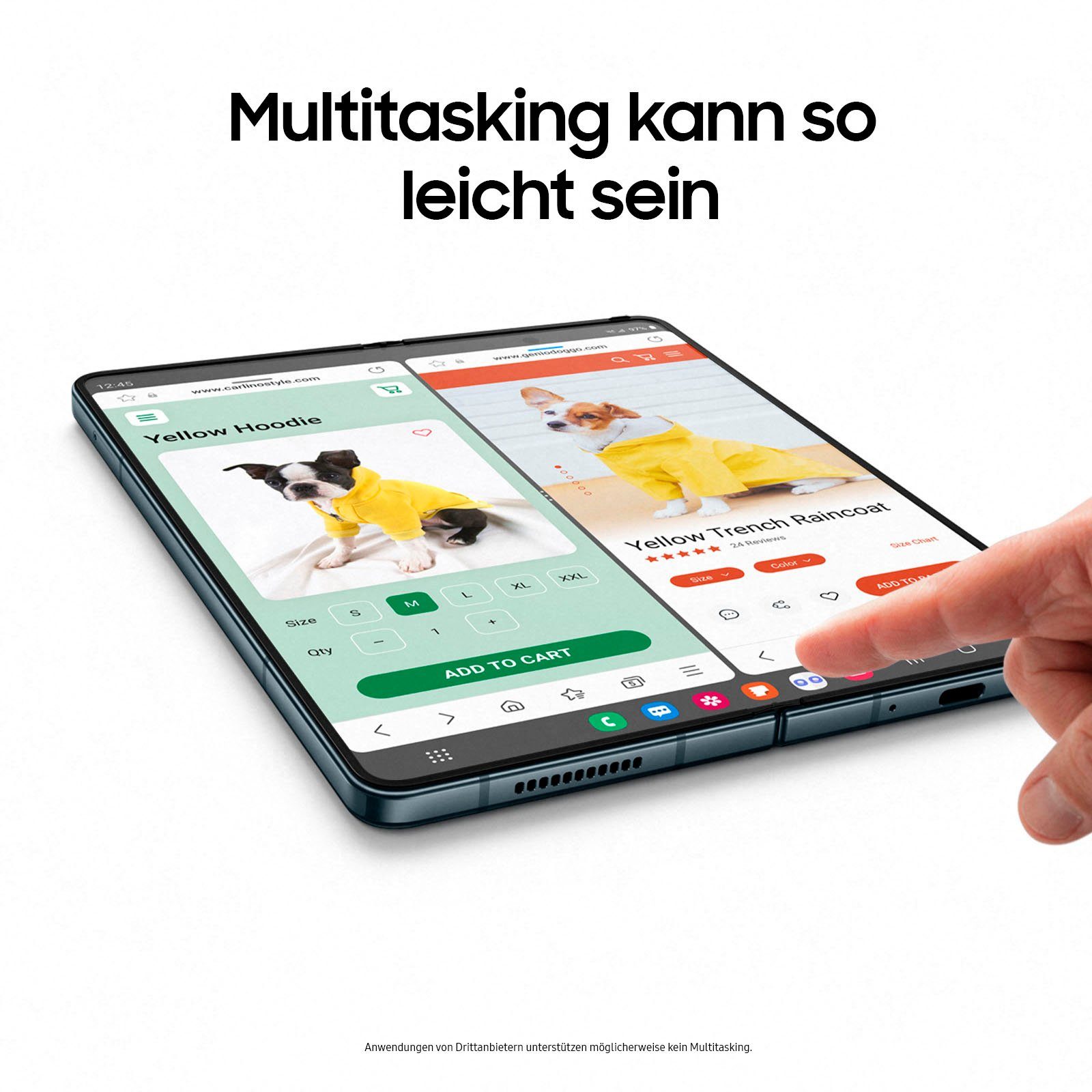 Samsung Galaxy Z Fold4 Smartphone (19,21 cm/7,6 Zoll, 256 GB Speicherplatz, 50 MP Kamera)