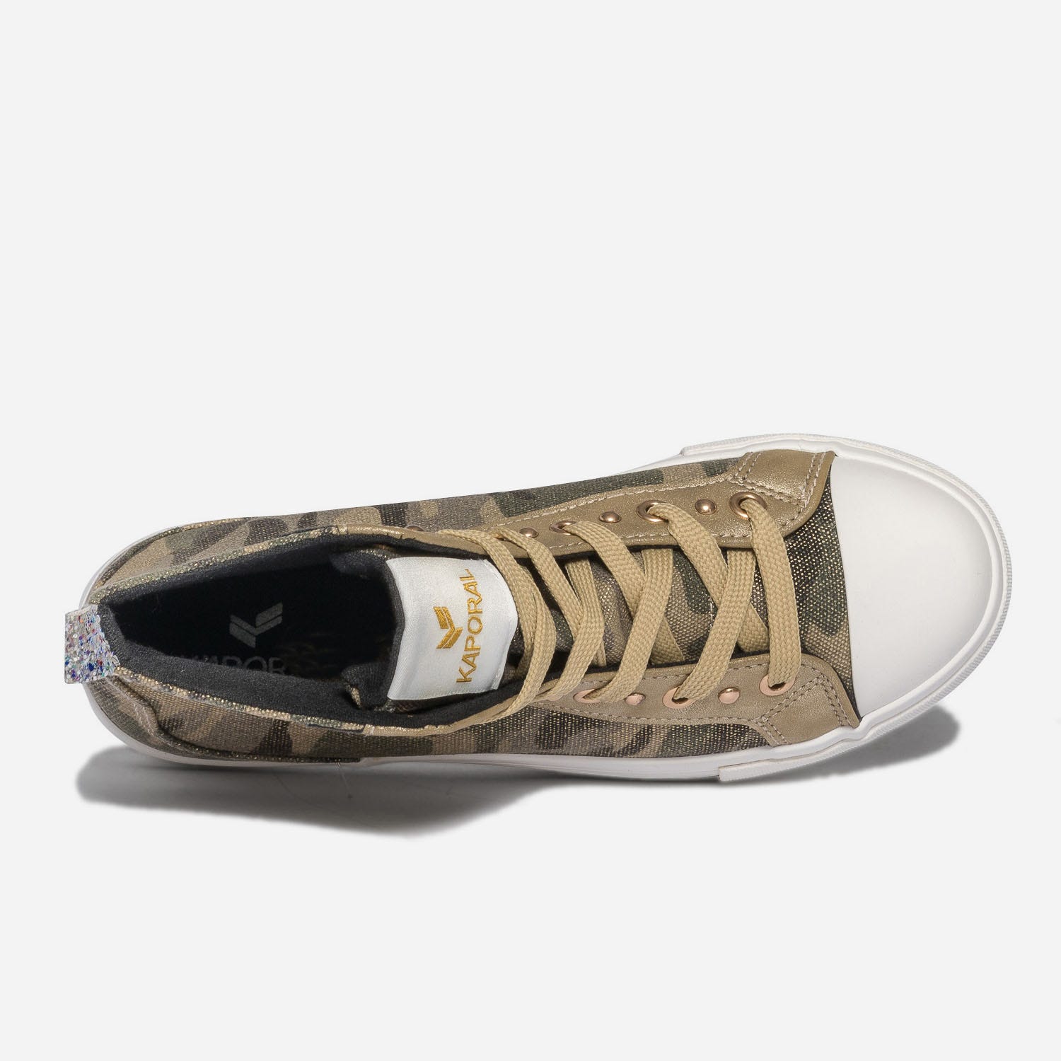 Basket KAPORAL kaki en toile camouflage
