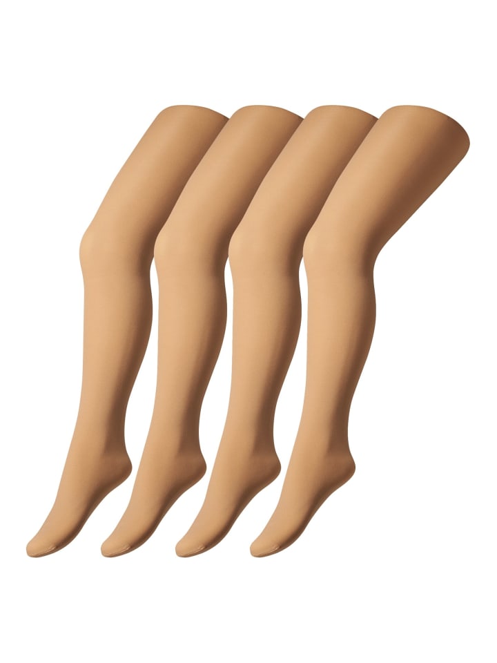 camano Strumpfhose 4er Pack fine everyday 40 Denier in alabaster günstig kaufen