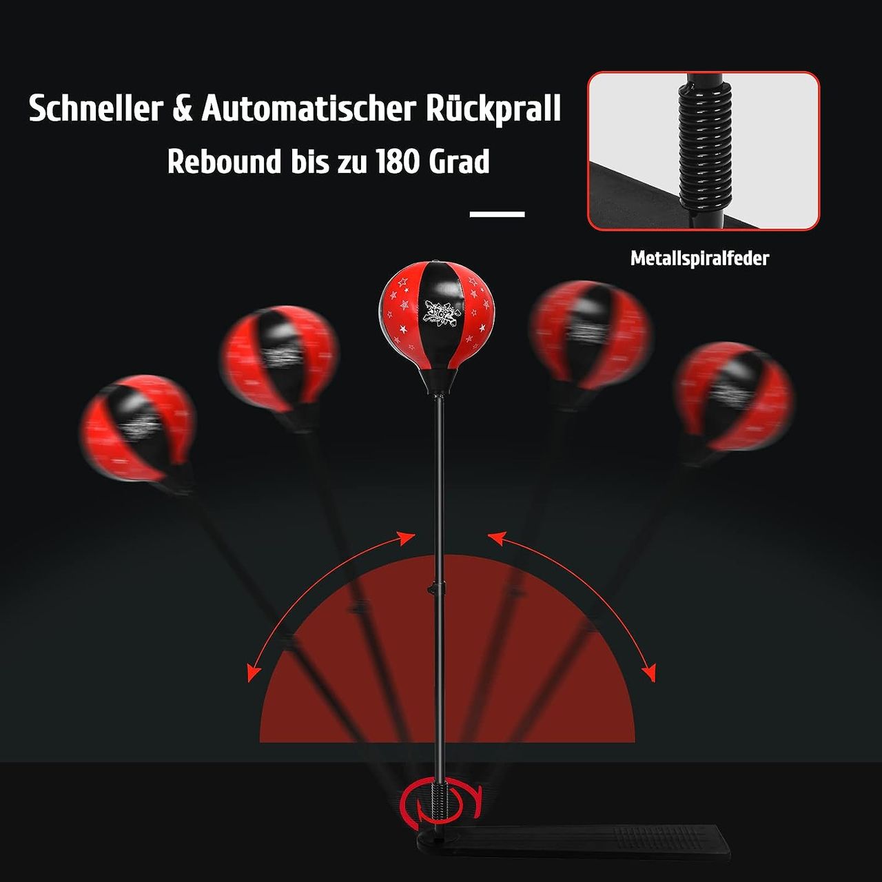 Costway Punchingball 85-130cm höhenverstellbar