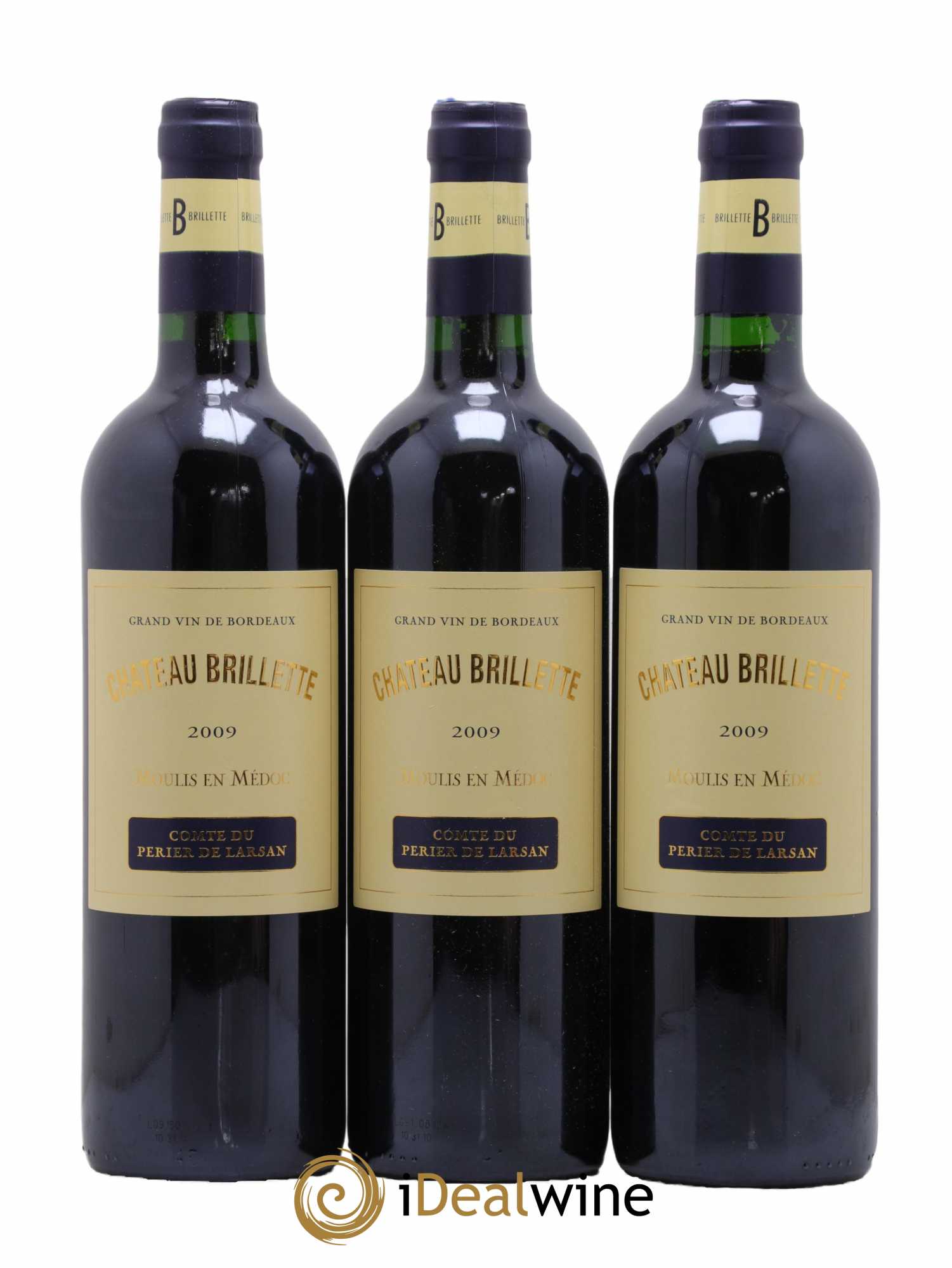 Château Brillette Cru Bourgeois  2009 - Lot de 6 Bouteilles
