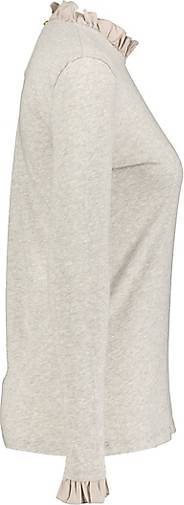 Rich & Royal Damen Longsleeve mit Rüschen
