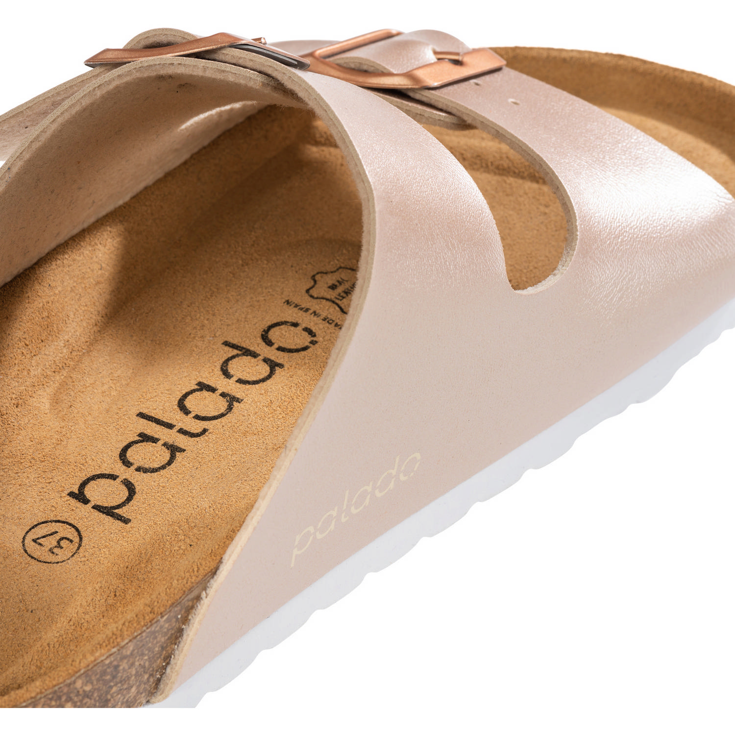 Palado Korfu PF, Pantoletten, Damen, Metallic Rose