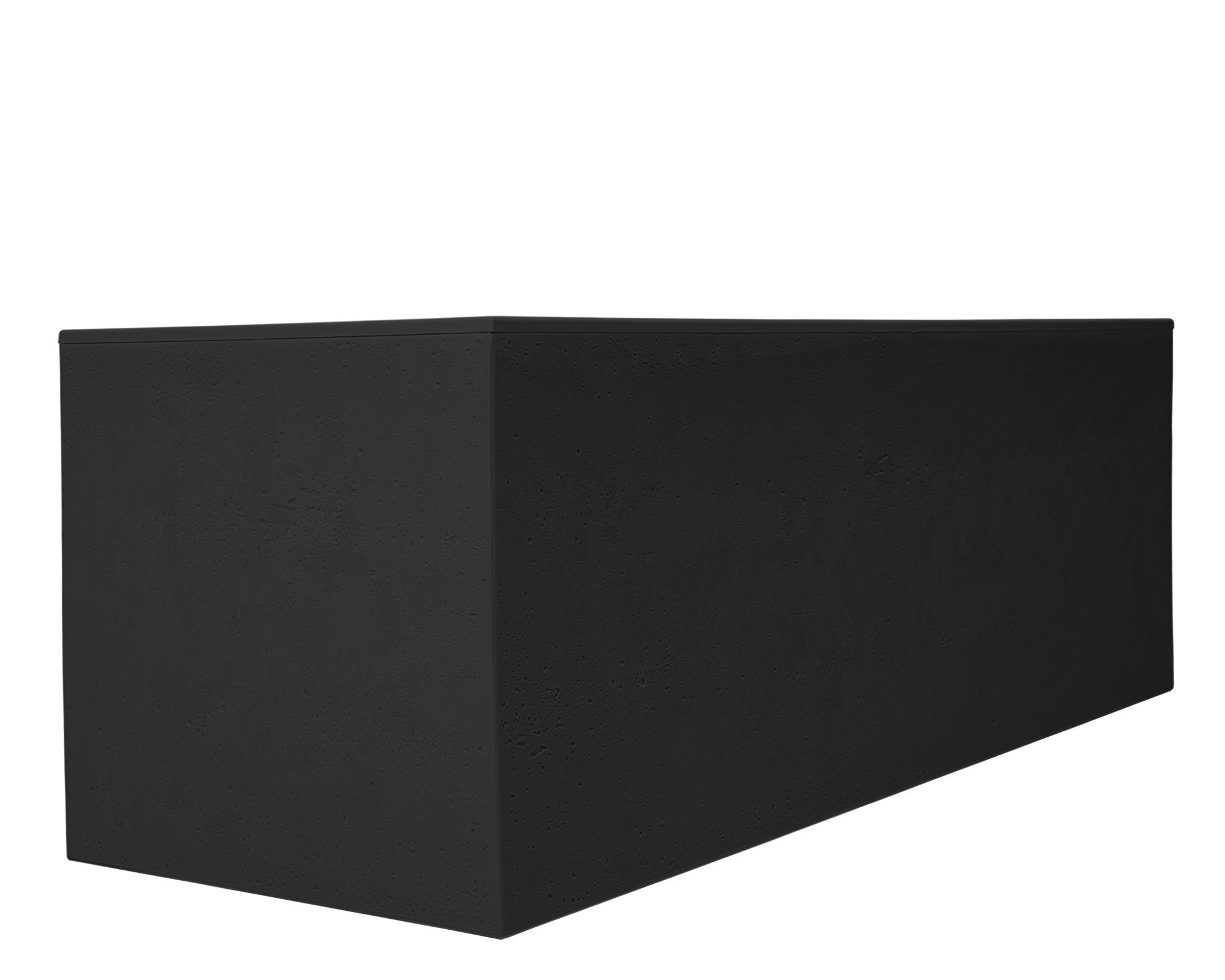 ONDIS24 Blumenkasten Vulkan 57L Gestein/Basalt Optik mit Wasserspeicher Pflanzenkasten, 79.5 x 29.5 x 29.5 (H) cm