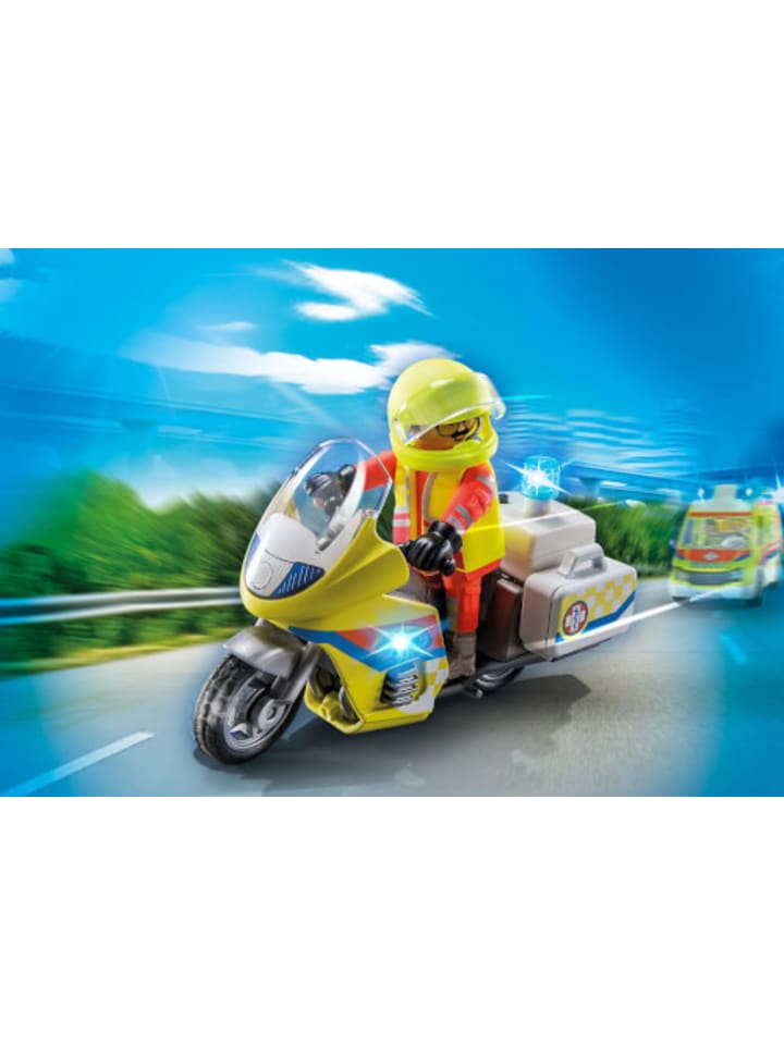 Playmobil Spielset City Life 71205 Notarzt-Motorrad mit Blinklicht günstig kaufen onesize