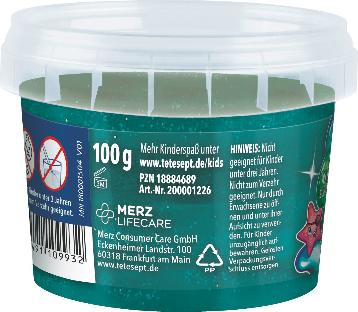 Kinder Badezusatz Dusch- & Bade Jelly Krakenschatz, 100 g