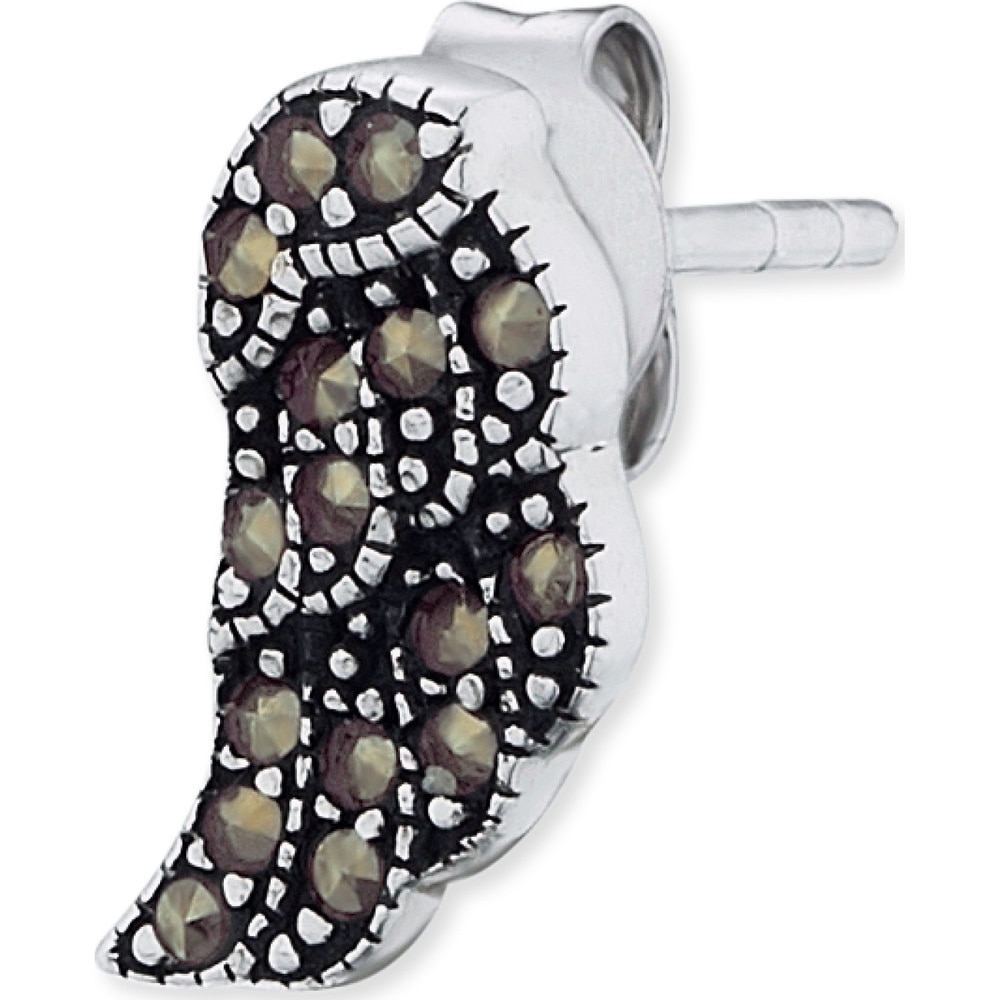 Engelsrufer Boucles d'oreilles à fermoir à poussette 925 Argent, Gemme Boucles d'oreilles