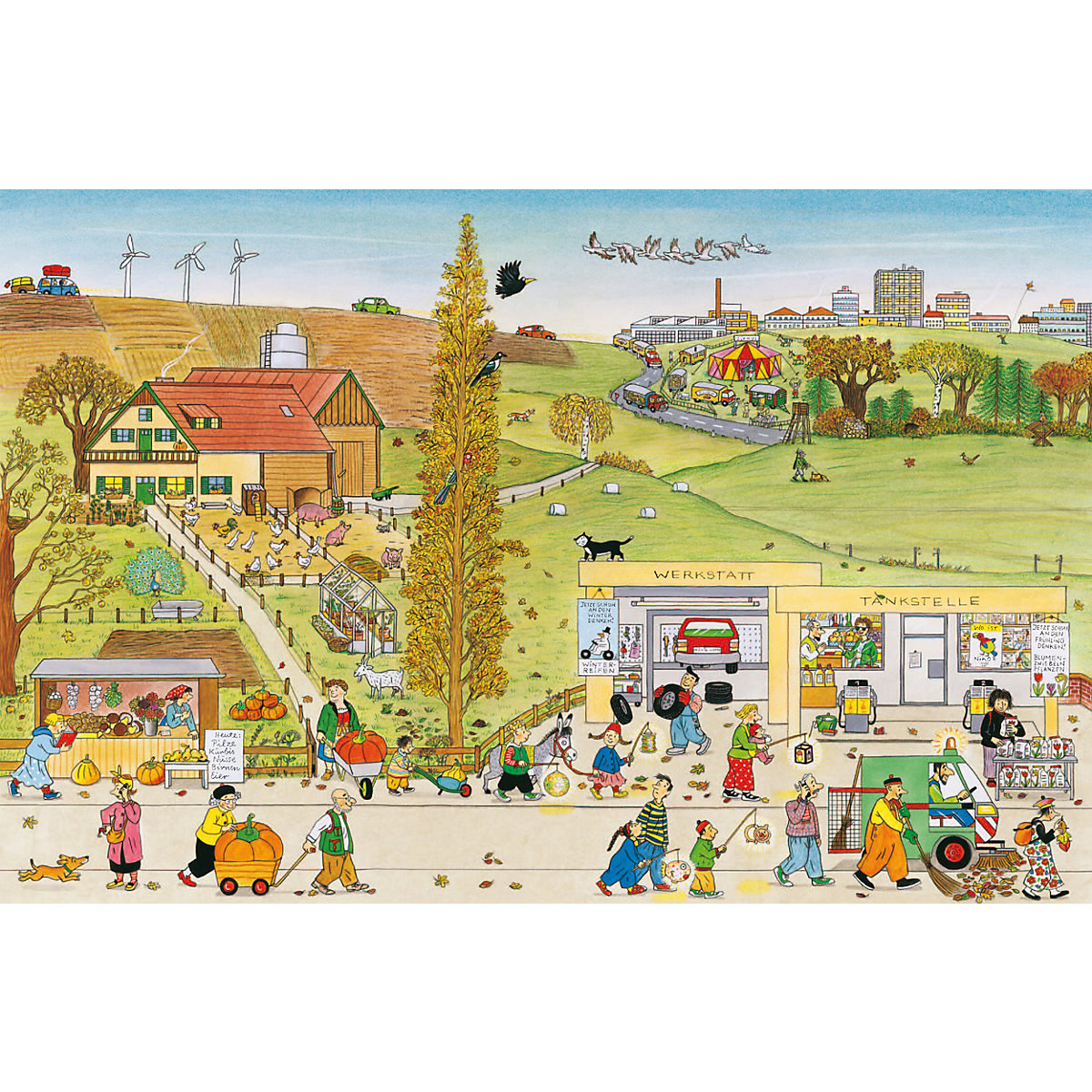 Herbst-Wimmelbuch
