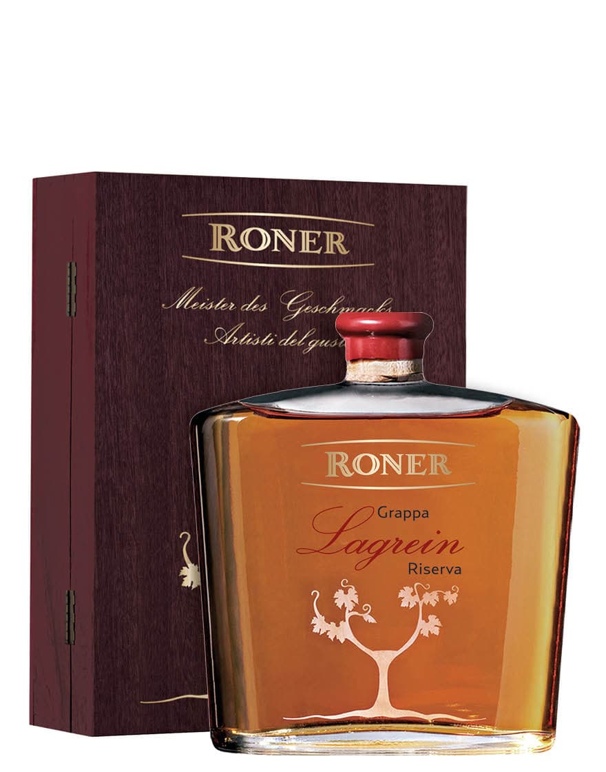 Grappa Lagrein Riserva Roner 0,7 ℓ, Coffret