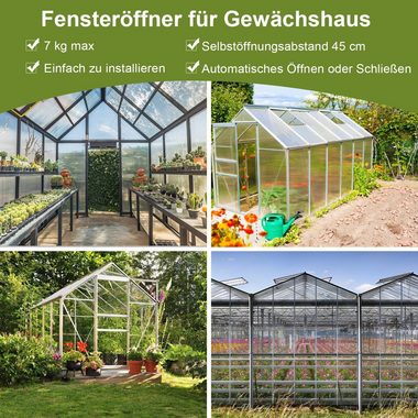 TolleTour Gewächshaus Automatischer Fensteröffner für Gewächshaus, bis ca.7 kg