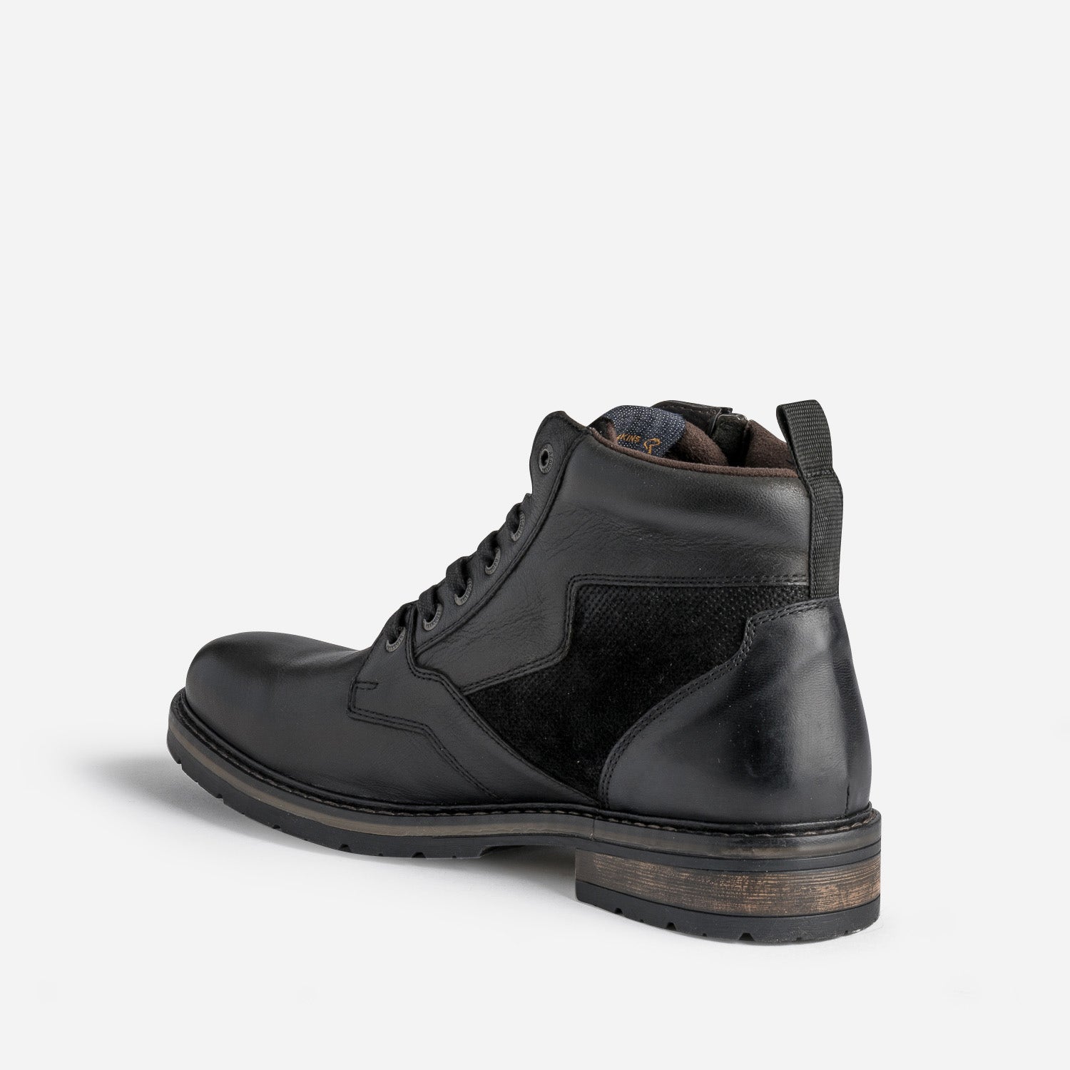 Boots à lacet REDSKINS noire en cuir