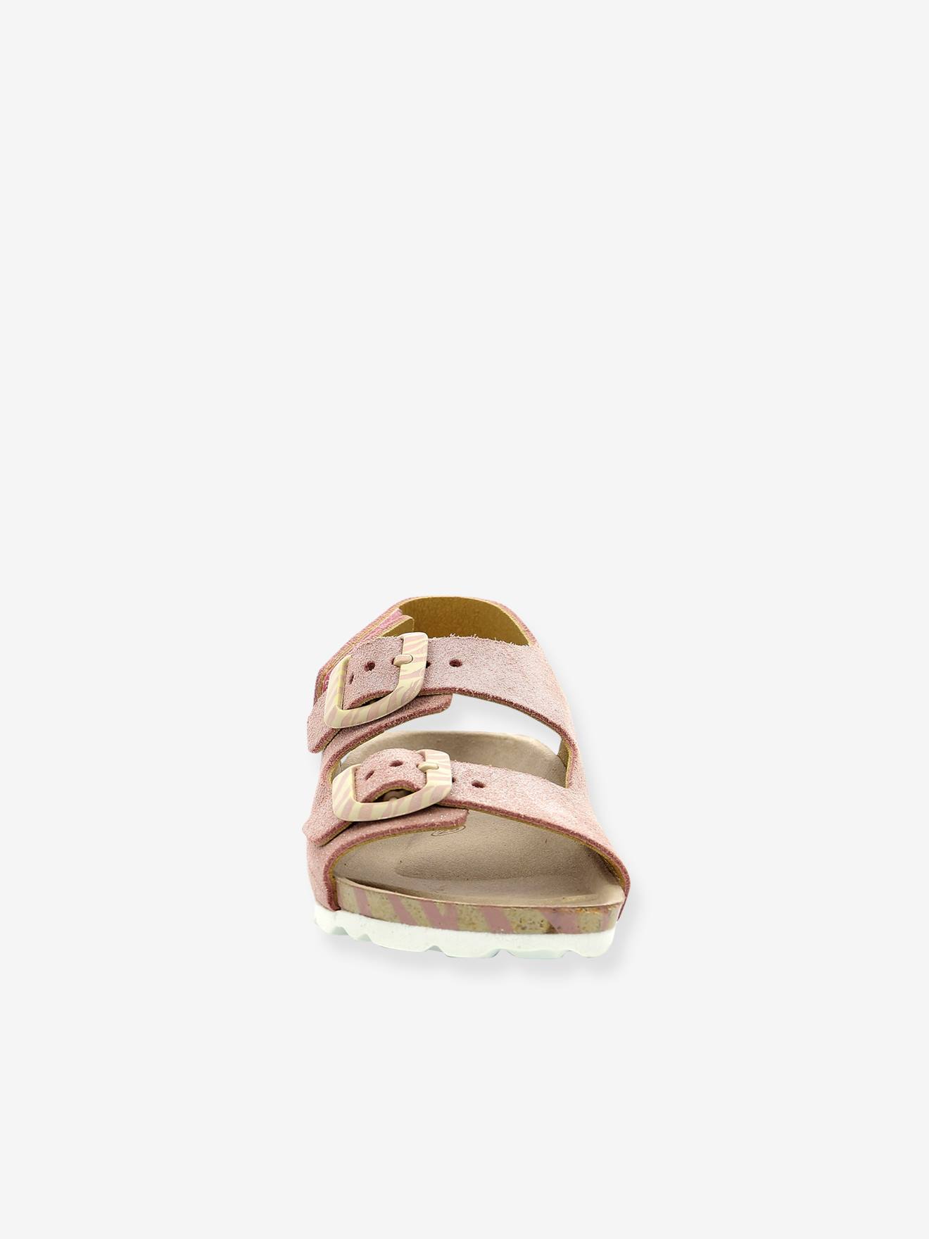 Sandales cuir enfant Sunyva KICKERS® cuivre irisé