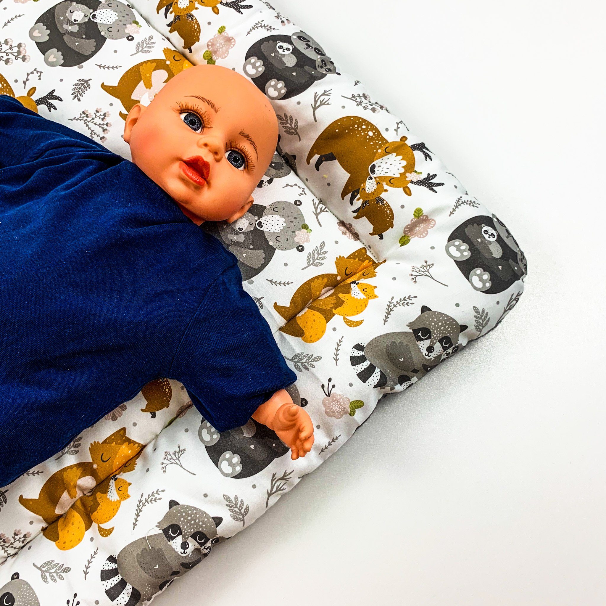 BABEES Wickelauflage Wickelunterlage für Ikea 75x75 70x50cm 100% Baumwolle Baby zweiseitig