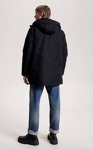 TOMMY HILFIGER Herren Daunenjacke mit Kapuze ROCKIE NON FUR DOWN PARKA