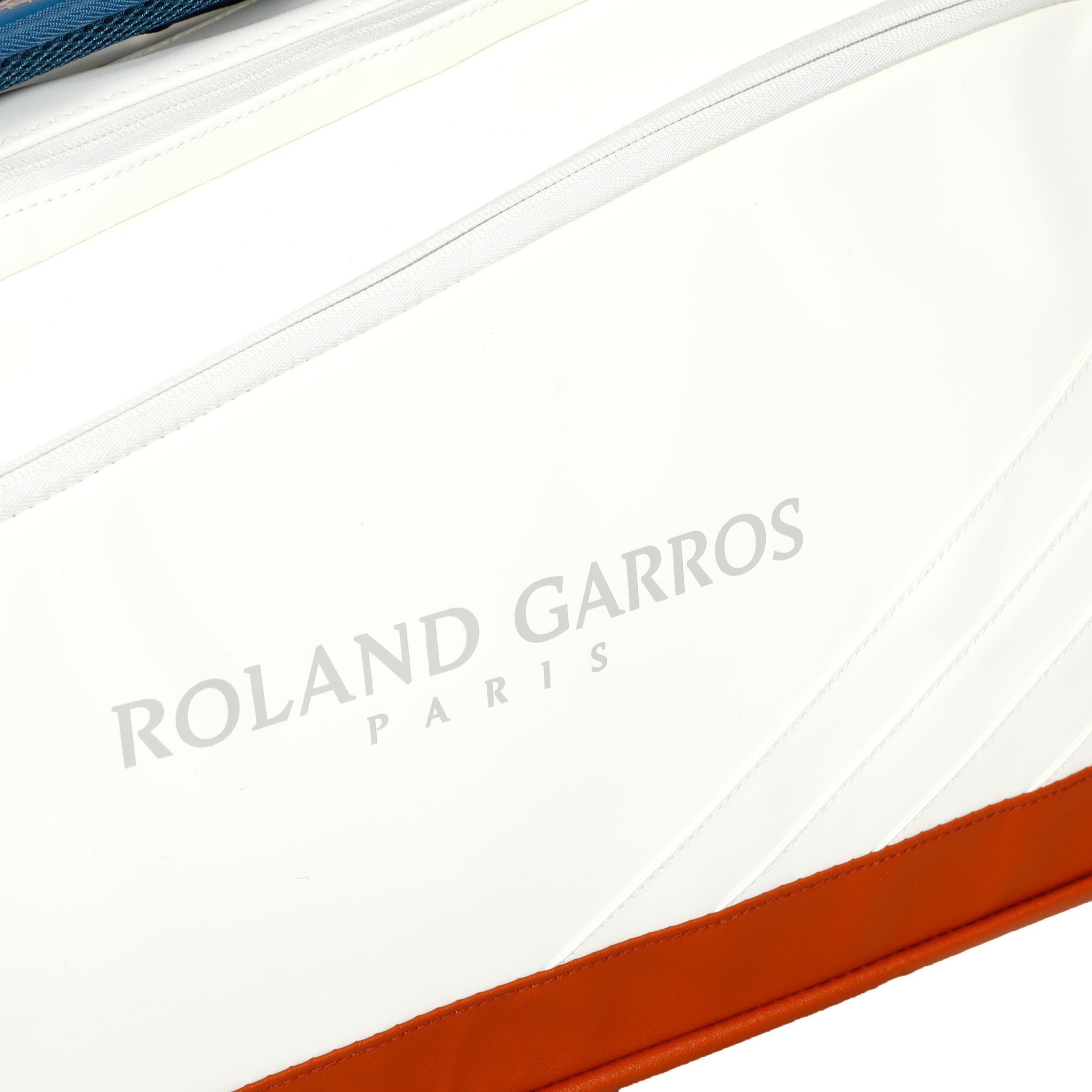 Super Tour Roland Garros Schlägertasche 9er - Creme, Bronze