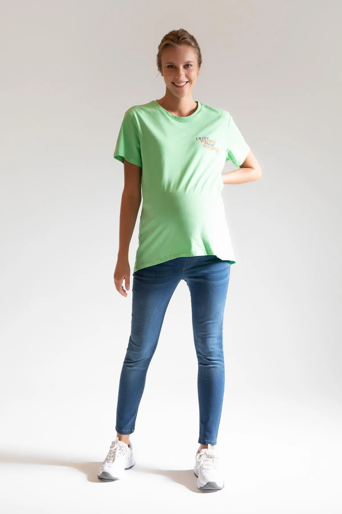 DeFacto  Skinny Fit, extra enge Passform, normale Taille, extra schmales Bein, Umstandshose