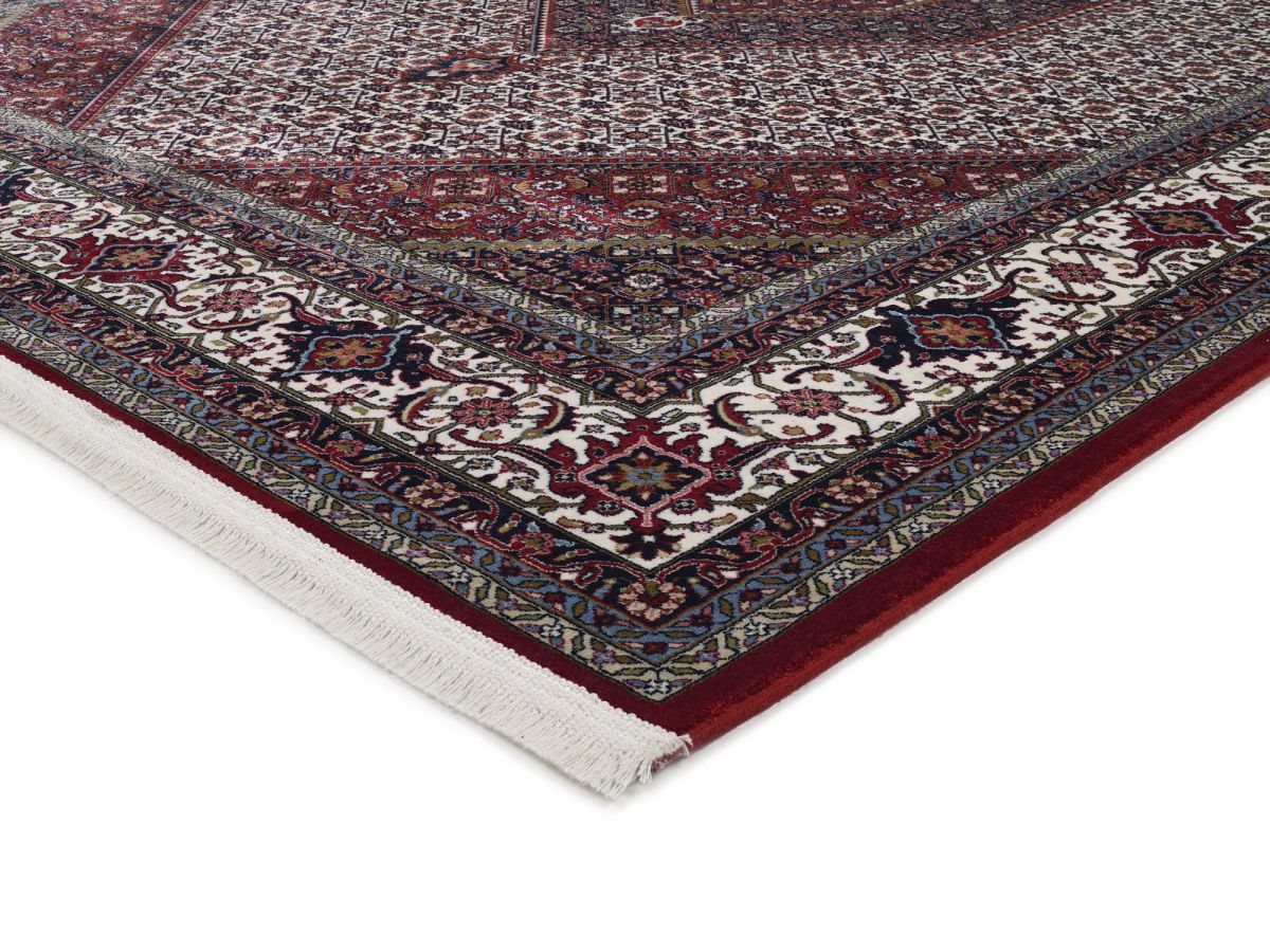 Webteppich Cem Bidjar Creme-Rot 80 x 150 cm