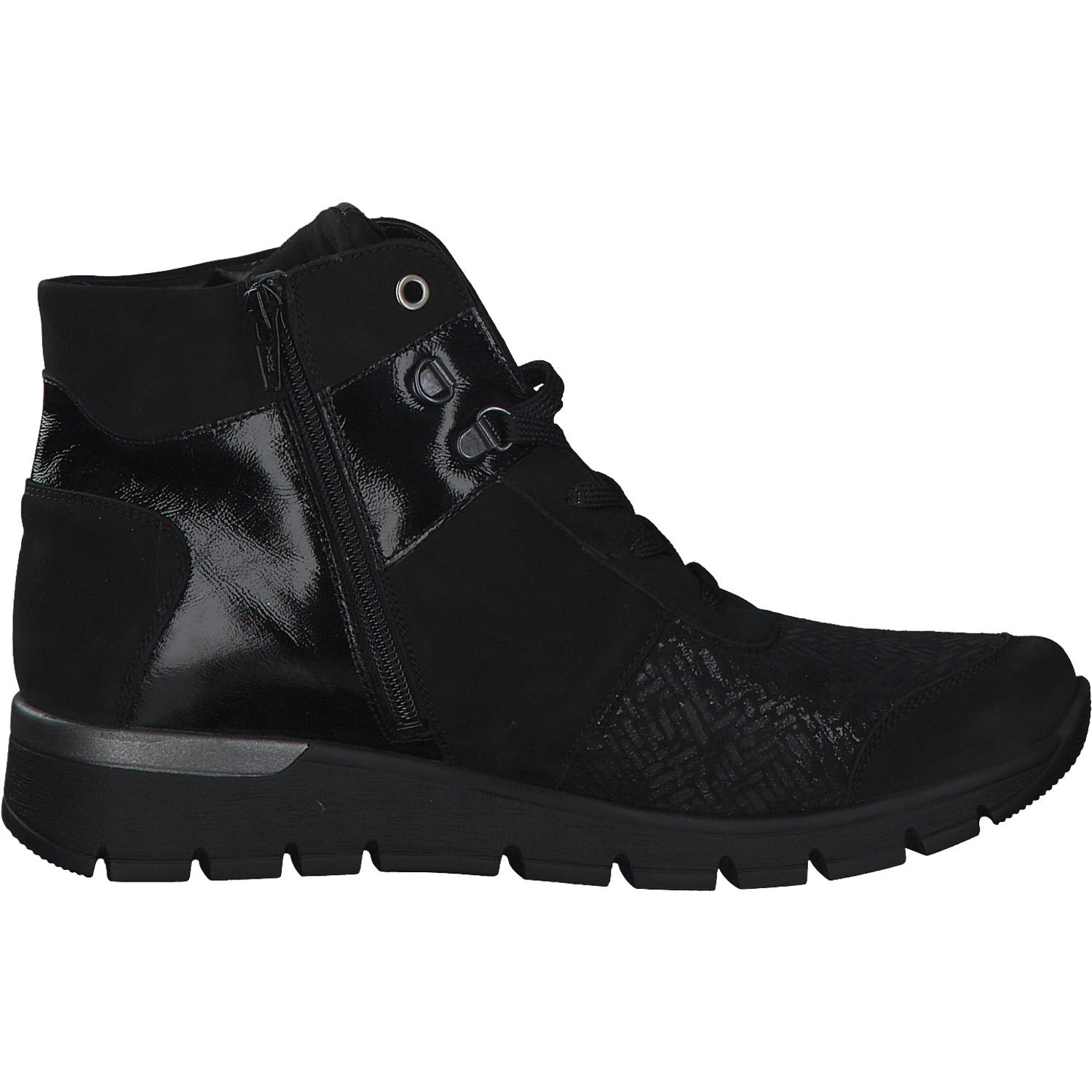 Waldläufer Ramona 626K82, Schnürstiefeletten, Damen, Schwarz