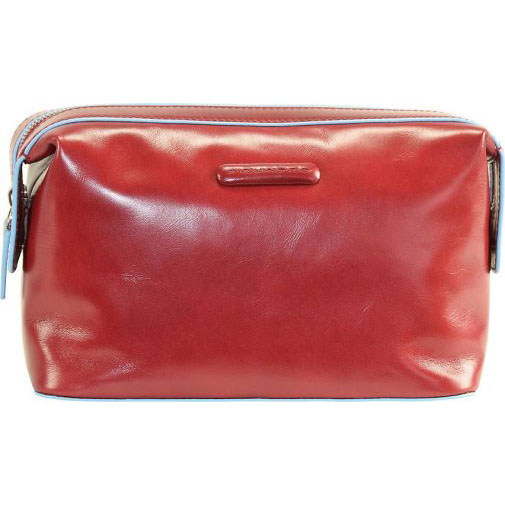 Piquadro Blue Square Kulturbeutel Leder 23 cm