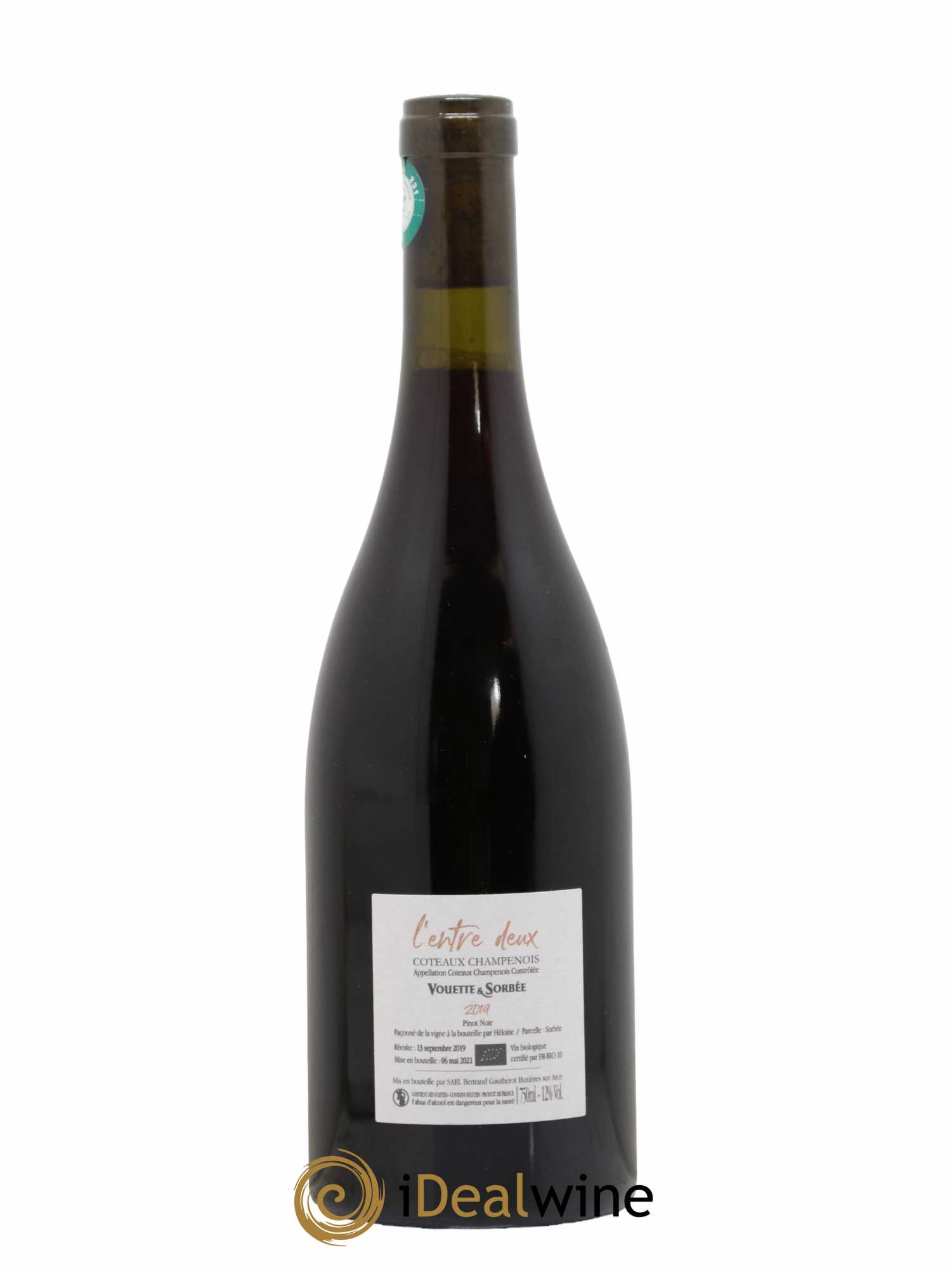 Coteaux Champenois Vouette et Sorbée L'Entre Deux 2019 - Lot de 1 Bouteille