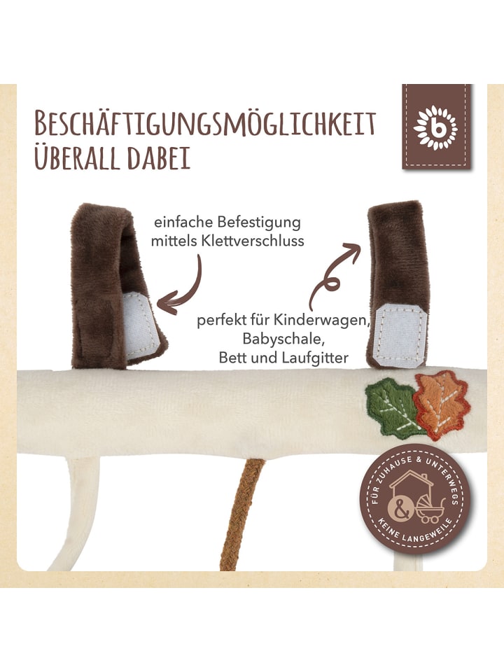 Bieco Spielwaren Kinderwagenkette Plüsch Igel - ab Geburt in Beige günstig kaufen onesize