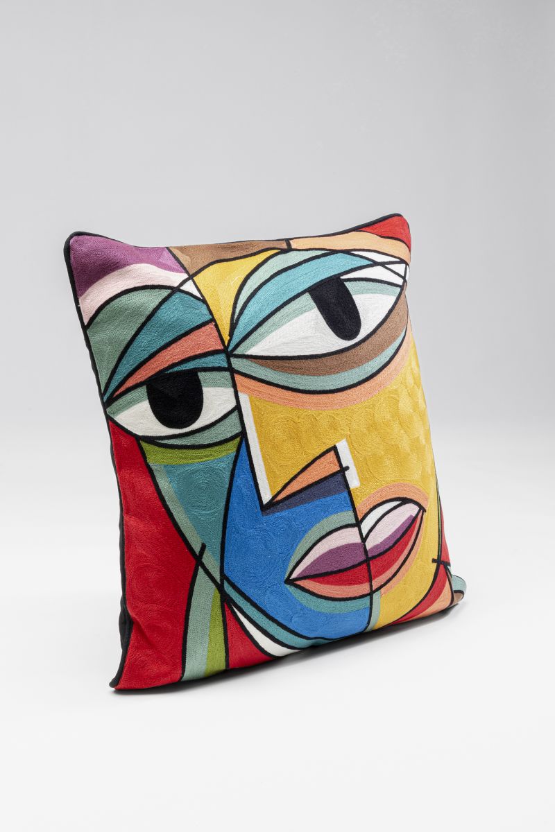 KARE Kissen Faccia Arte Colore Left