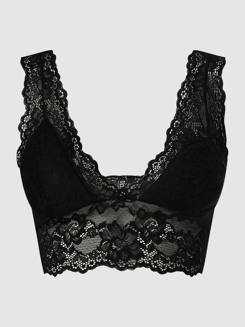 Bustier aus Spitze Modell 'Lina' in schwarz