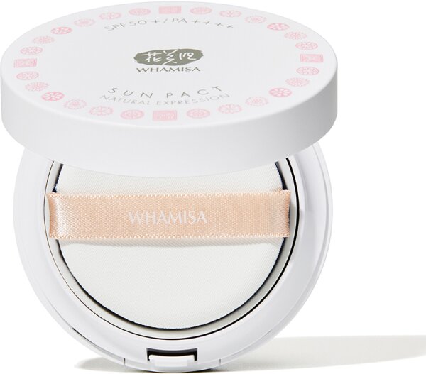 WHAMISA Organic Flowers Sun Pact Natural Expression Sonnencreme