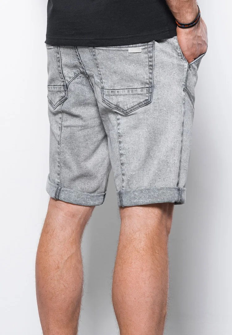 Pantalones cortos de mezclilla ombré