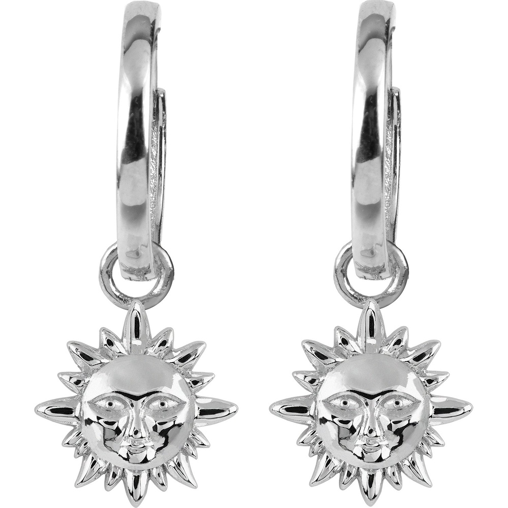 Jacques Lemans Créoles 925 Argent Boucles d'oreilles