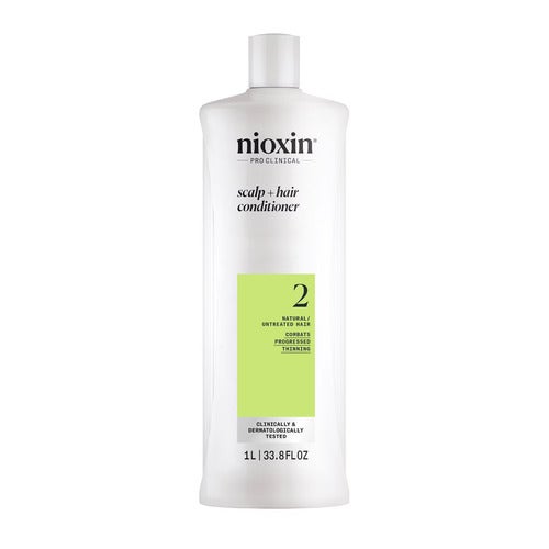 Nioxin System 2 Hovedbund + Hårbalsam 1.000 ml