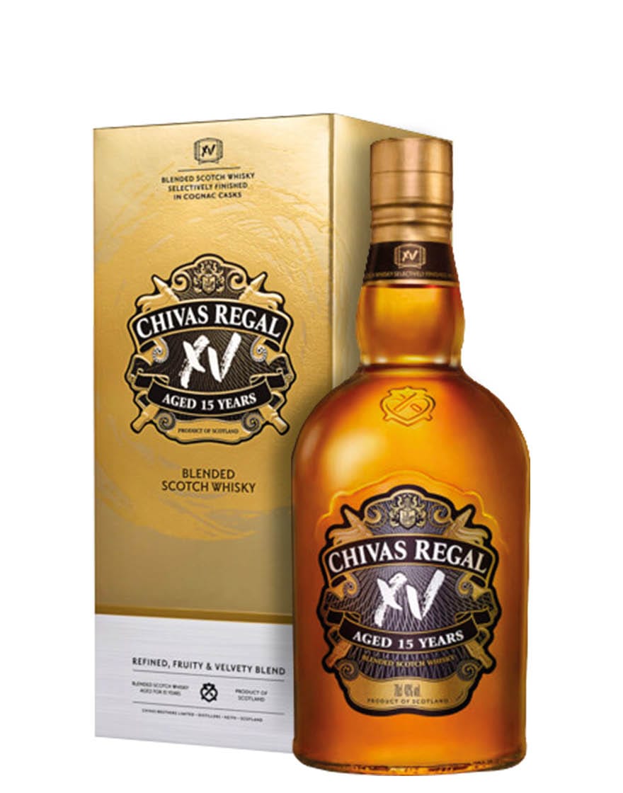 Blended Scotch Whisky Aged 15 Years Blended Scotch Whisky Chivas Regal 0,7 ℓ, En Étui