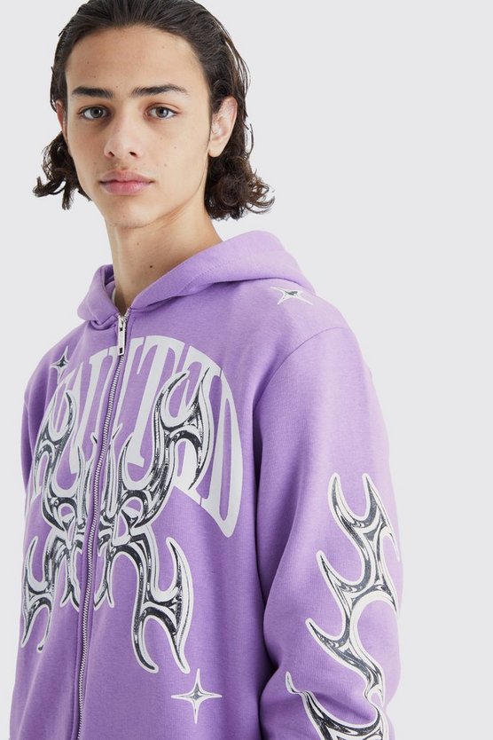 Oversize Hoodie mit Limited Print