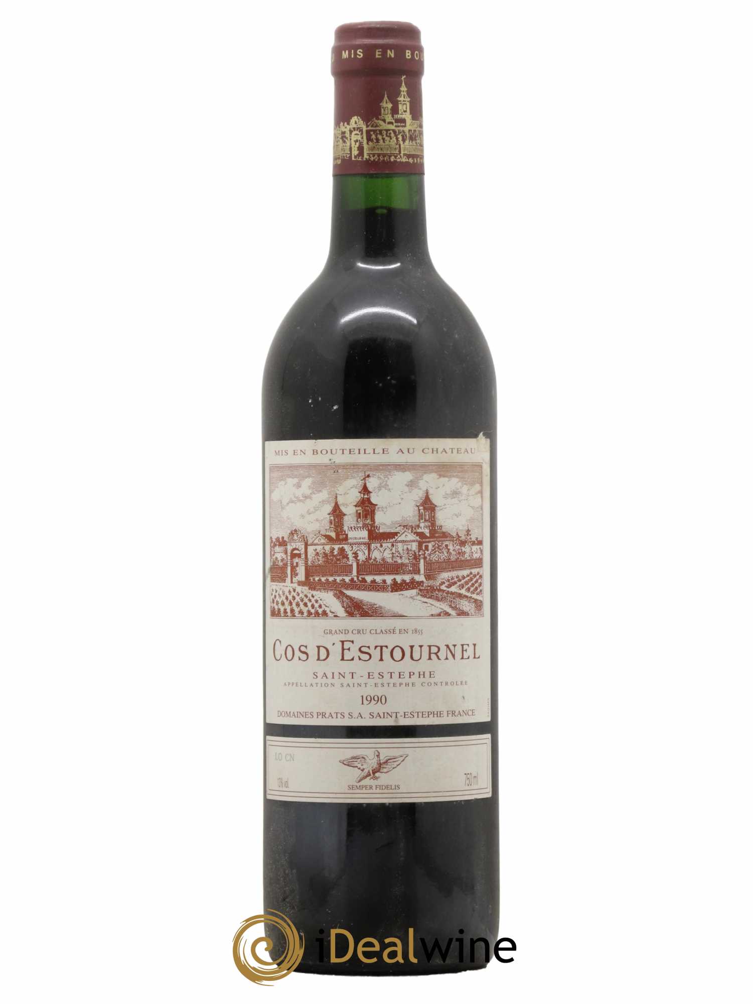 Cos d'Estournel 2ème Grand Cru Classé  1990 - Lot de 1 Bouteille