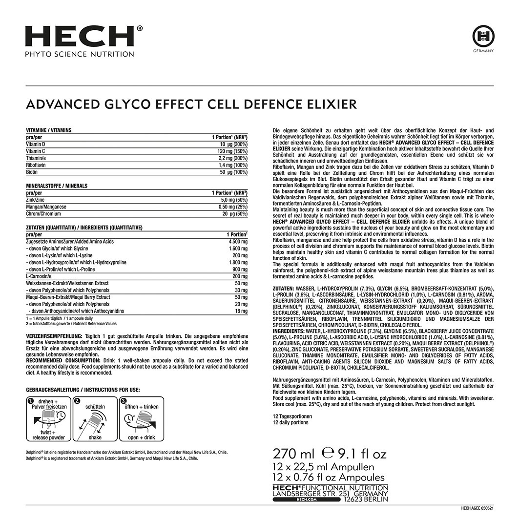Advanced Glyco Effect Cell Defence Elixier