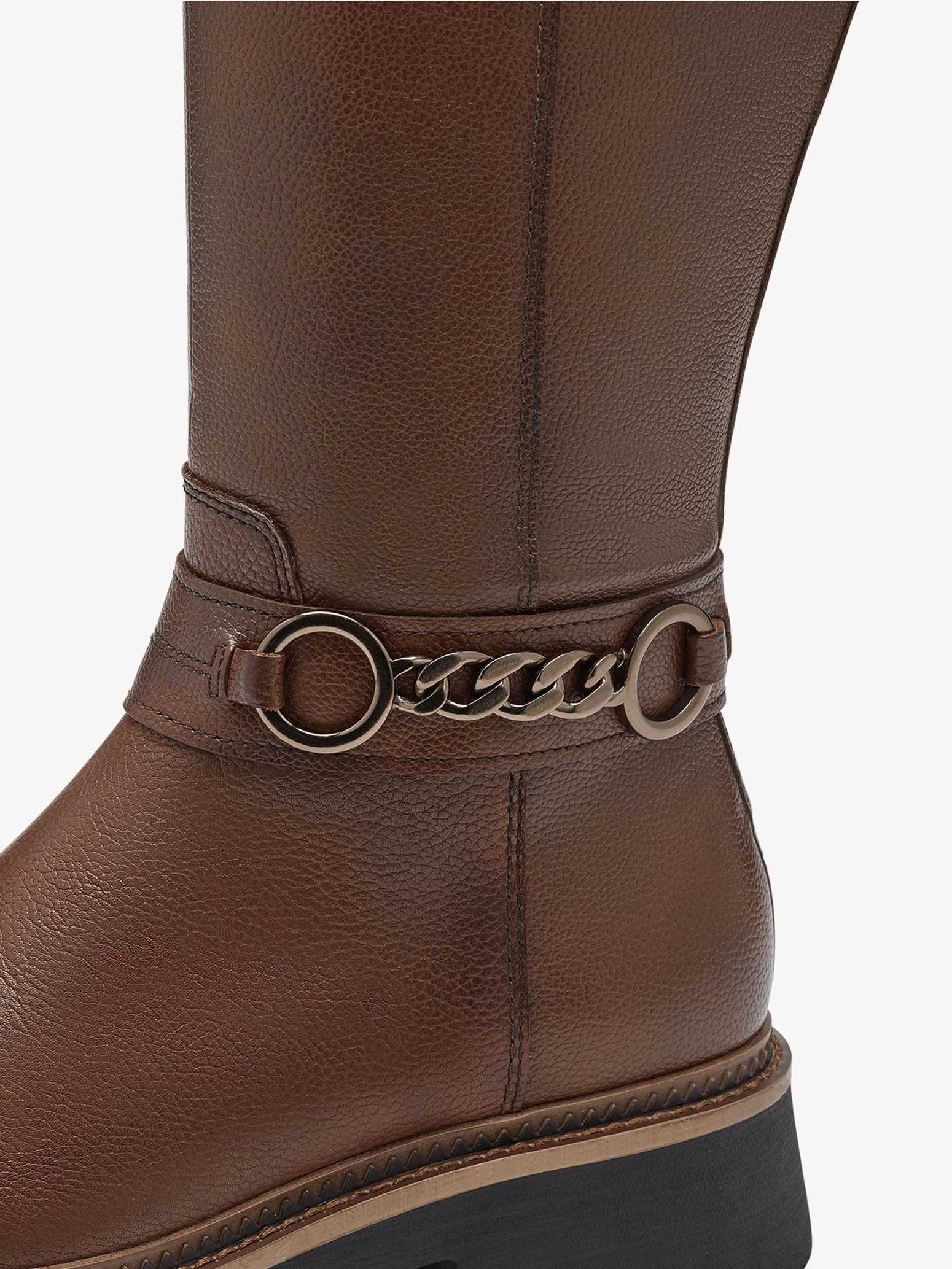 Bottes en cuir - marron