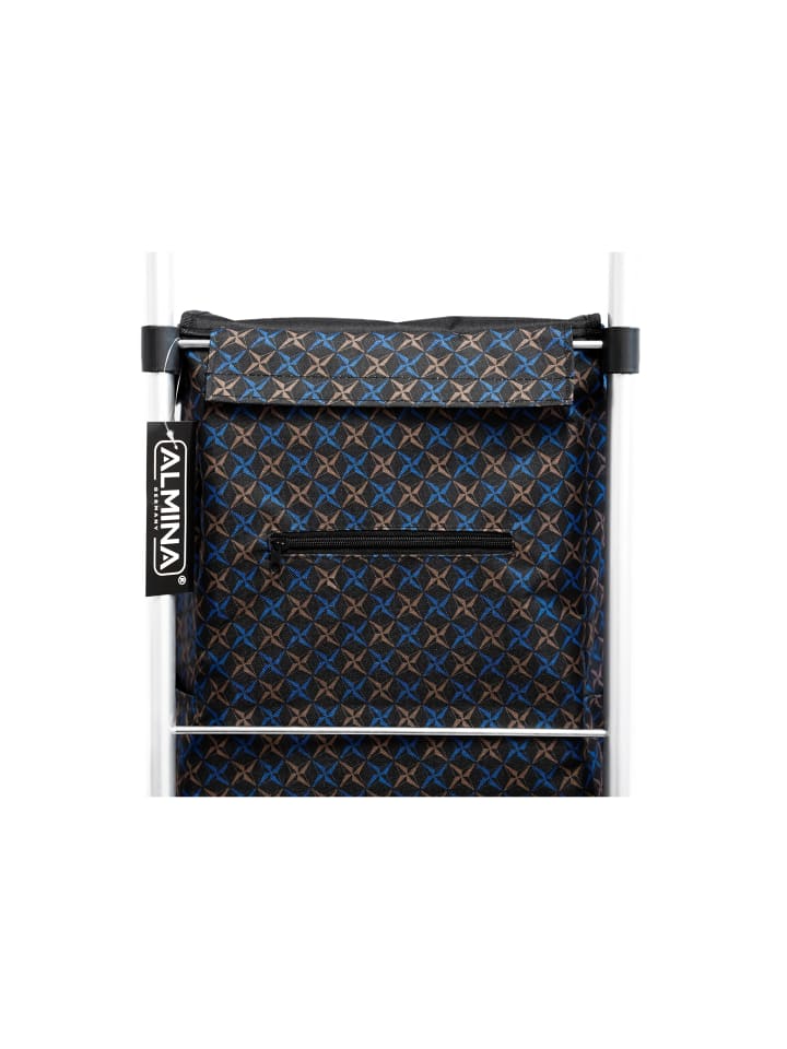 Almina 40L Einkaufstrolley aus Alu in Blau günstig kaufen onesize