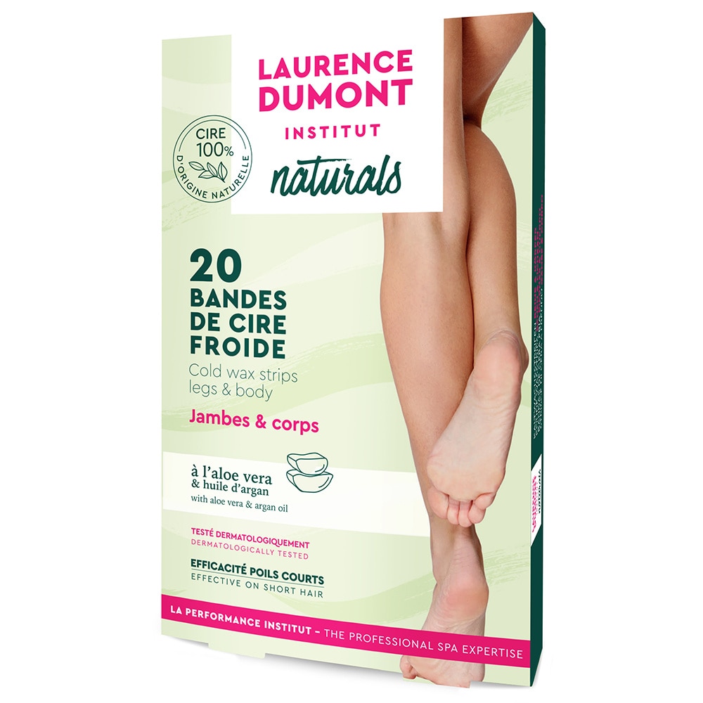 Laurence Dumont LAURENCE DUMONT INSTITUT 20 Bandes de Cire Froide Naturelle Jambes & Corps Bandes de Cire Froide Naturelle