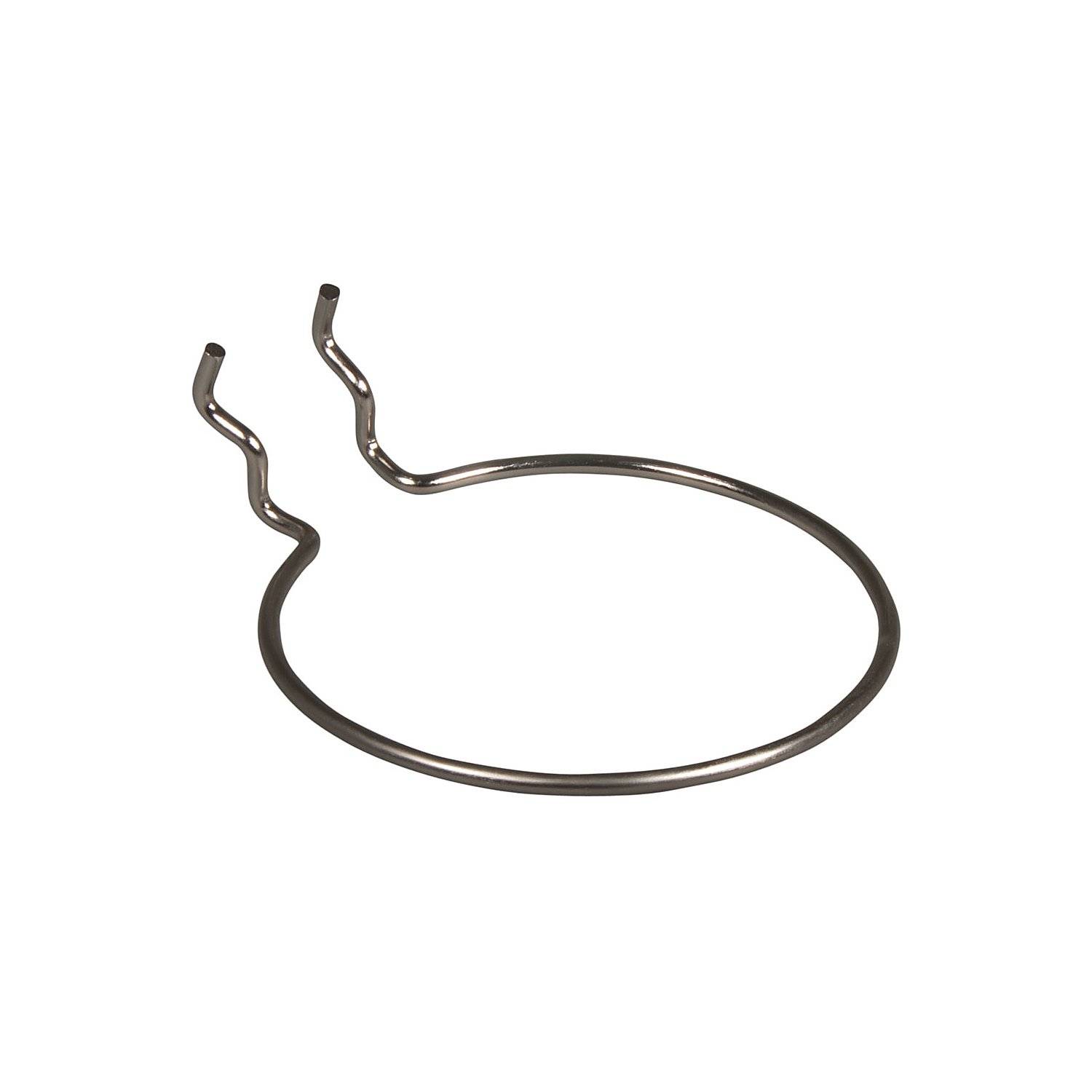 Metall-Halterung rund, silber, 10 cm Ø