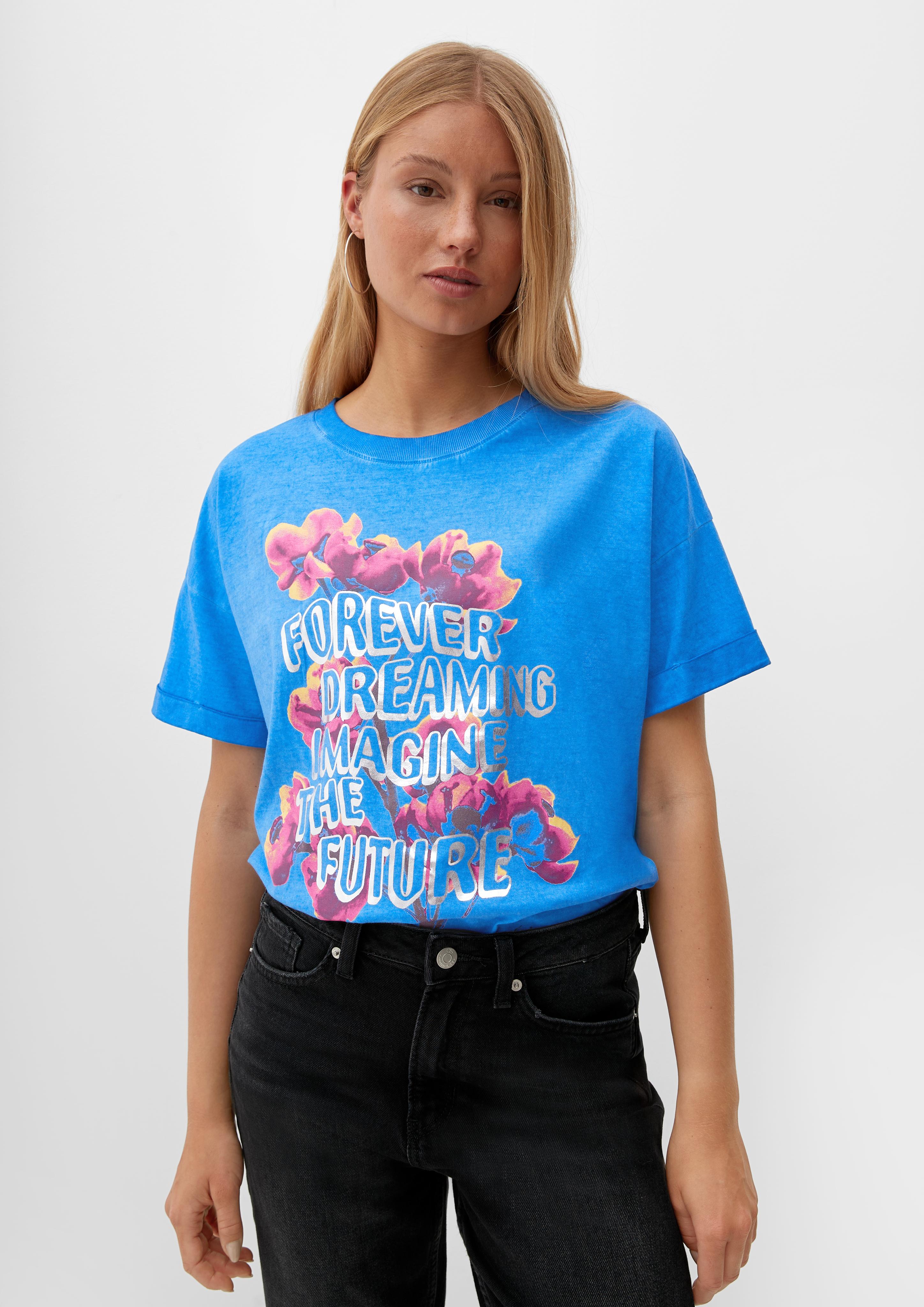 T-Shirt mit Frontprint  2127938-55D0