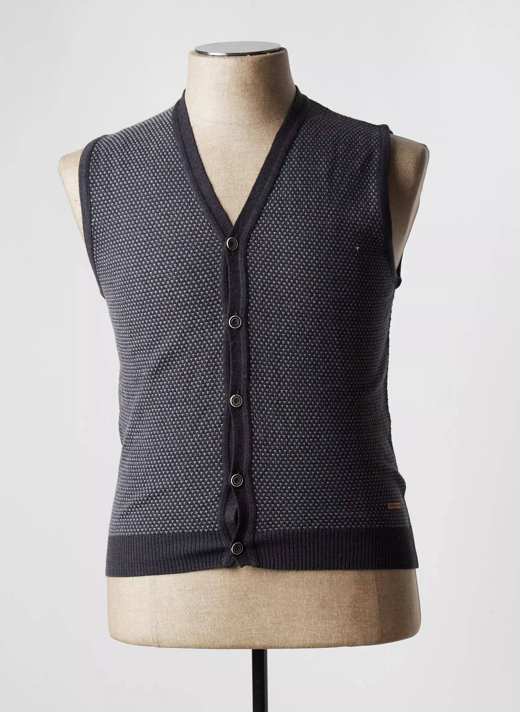 Brown Jury Gilet Homme couleur gris