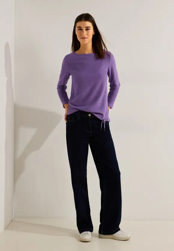 CECIL Struktur Langarmshirt