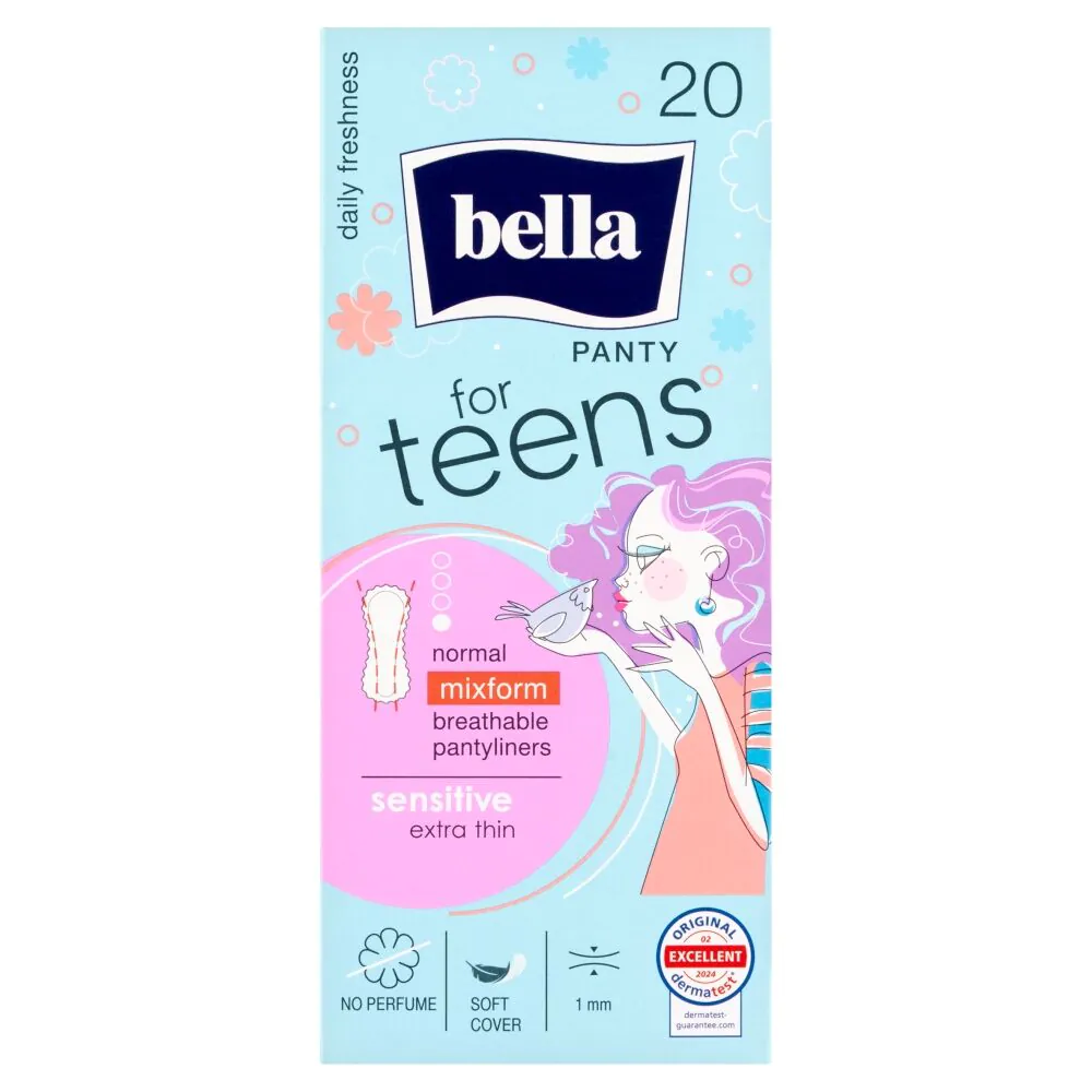 Bella For Teens Sensitive Panty Liners