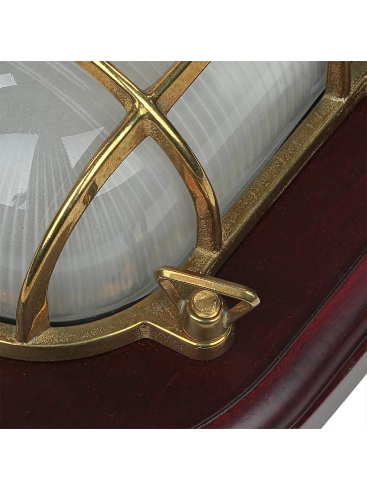Licht-Erlebnisse Wandlampe EEK F in Messing poliert Transparent günstig kaufen onesize