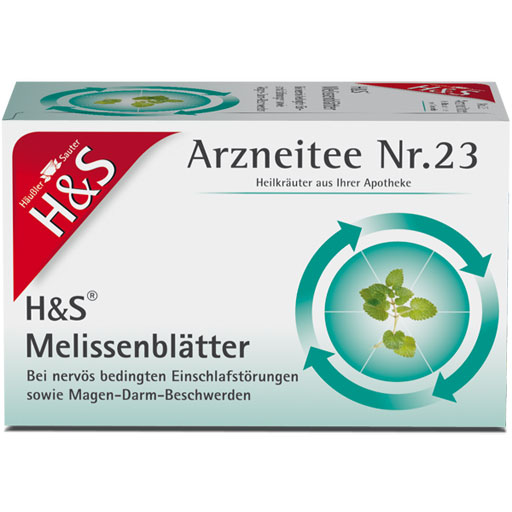 H&S Melissenblätter Filterbeutel  20X1.5 g  Filterbeutel